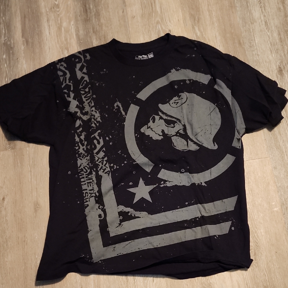 Metal Mulisha Black and Gray Short Sleeve Tee